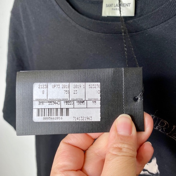 Authentic Saint Laurent ‘Free Bird Tour’ Tee - Picture 14 of 14